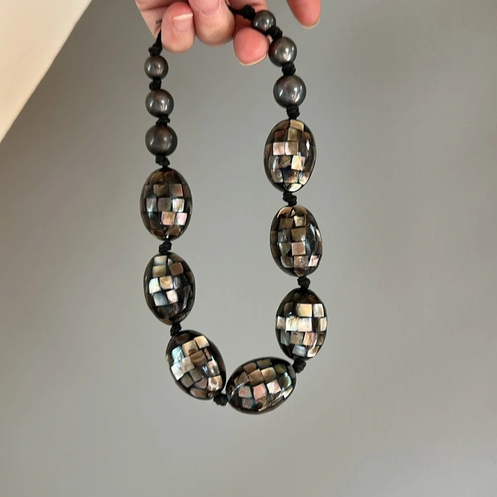 Bold Modernist Collar Necklace